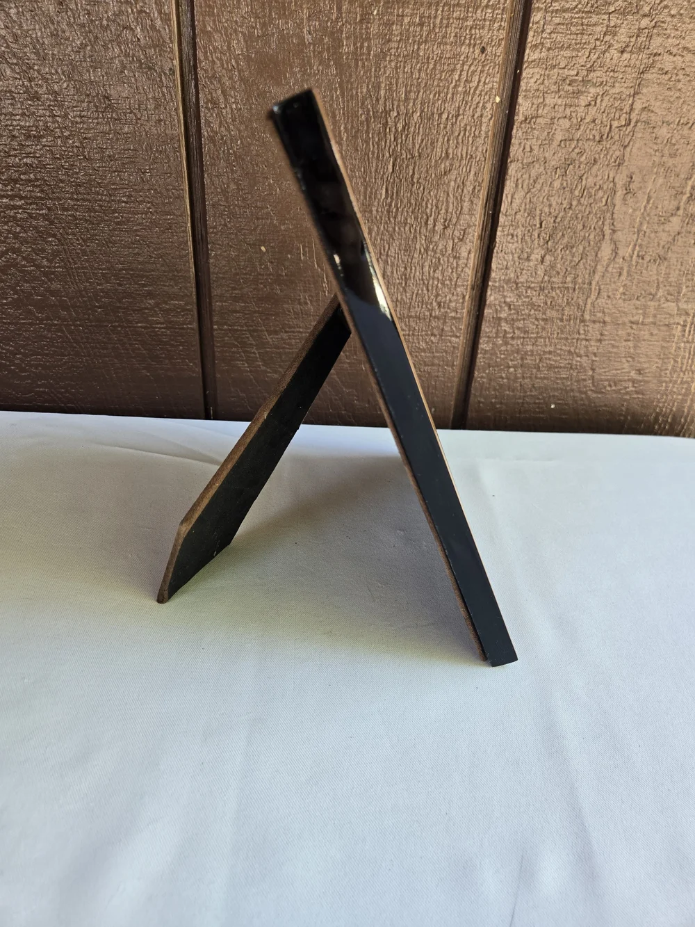 Wooden Picture Frame with Decorative Inlay